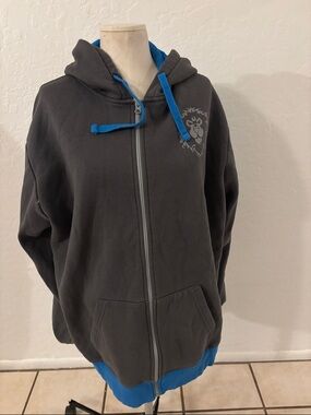 Alliance blizzard exclusive Gray Zip-Up Hoodie